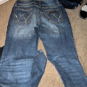 Wrangler denim jeans - worn 5 times or less.